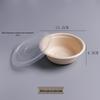 Hengming Taihe Disposable Pulp Picnic Bowls, 100-Pack