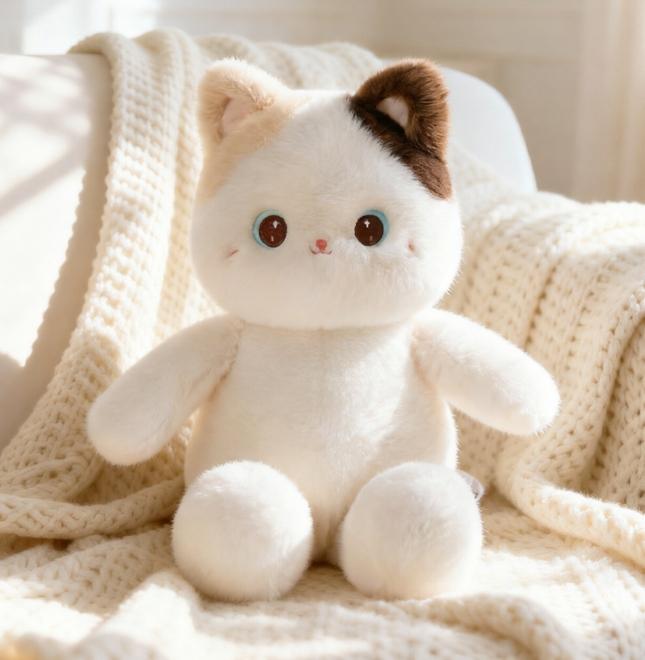 Kawaii Schneller Lauf Plüschtiere Cartoon Stofftiere Schwarze Katze Weiche Alien Katzenpuppe Babys Beruhigung Schlafkissen Für Mädchen Geschenke 50cm