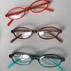 Y2K Women Retro Oval Myopia Glasses Red Green Frame Glass Fashion Eyewear Decorative Computer Anti-blue Eyeglasses Driving