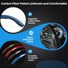 Carbon Fiber Steering Wheel Cover 3PCS Set – Anti-Slip, Scratch-Resistant, Universal Fit For 14–16 Inch Wheels – Interior Car Accessories For
