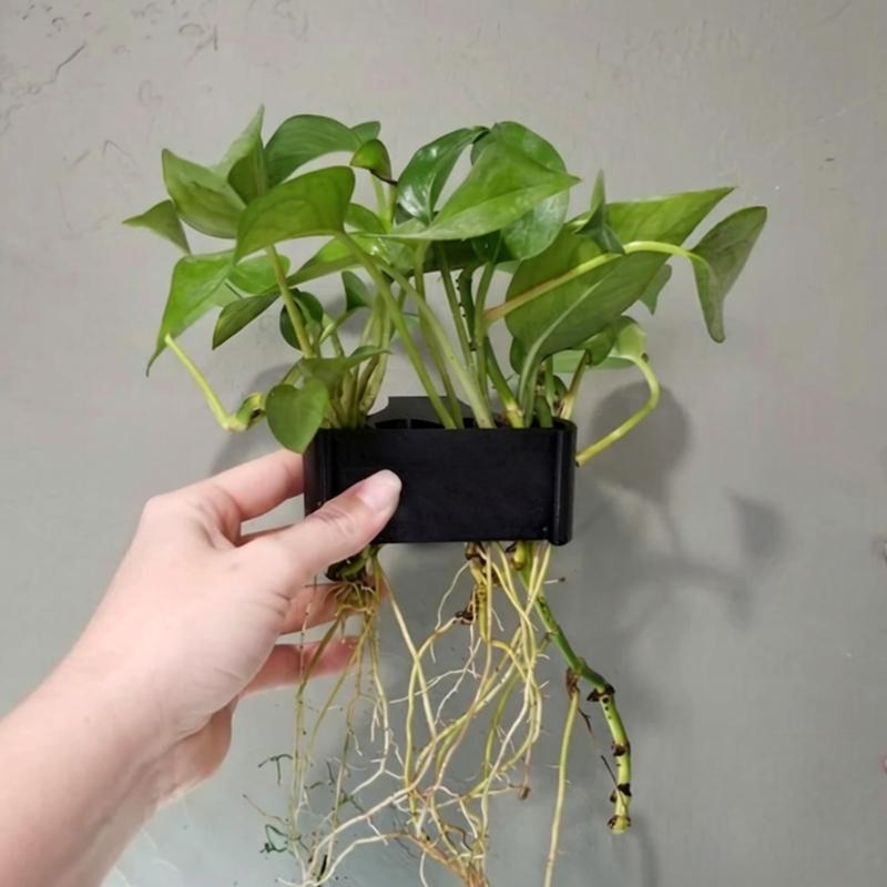 Black Hanging Rack Shelf For Aquarium Tanks Accessories Organization Home Commercial Use