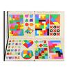 Children's Wooden Three-in-one Russian Tangram Early Education Puzzle 3 + Baby Fun Enlightenment Puzzle Toy