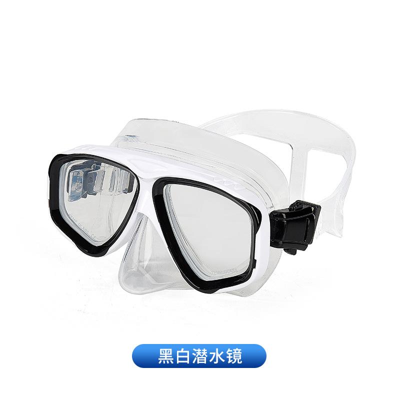High definition light transmission large frame ultra wide field of view waterproof high definition free diving goggles