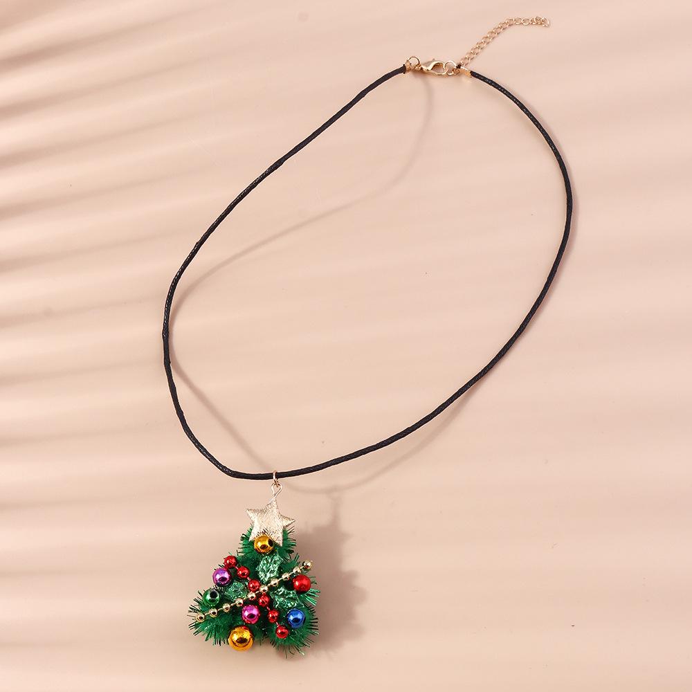 2024 Colorful Christmas Tree Felt Earrings - European & American Design