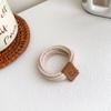 Simple Cute Bear Hair Tie High Elasticity Hair Band for Women New Hair Ring Durable Bun Hair Accessory Elastic Band