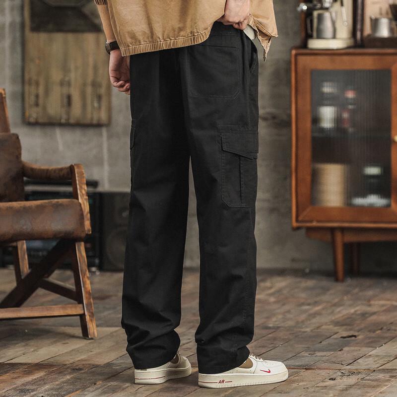POUM Men's American Style Cotton Cargo Pants