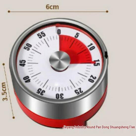 

Магнитный кухонный таймер из нержавеющей стали с визуальным отсчетом и будильником для приготовления пищи и выпечки