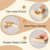 2pcs Creative Face Bag Sealing Clip Food Snack Clip Kitchen Tools Decorative Small Clip Refrigerator Plastic Food Bag Storage