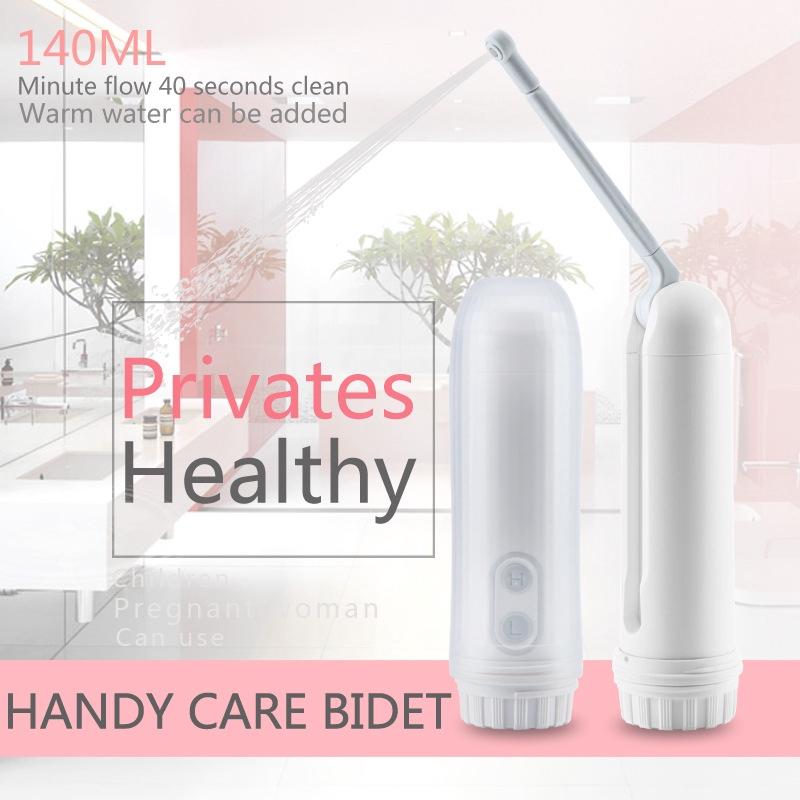IPX6 Mini Travel Handheld Electric Portable Bidet Handheld Sprayer Toilet Kit lower body vulva body cleaner DC3.0V 47*156mm