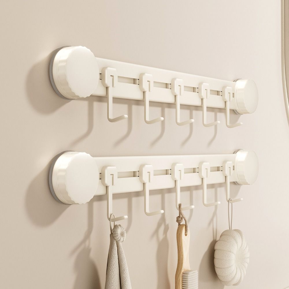 No Drilling Hanging Clothes Hooks Wall-Mounted Kitchen Storage Hooks  for Home