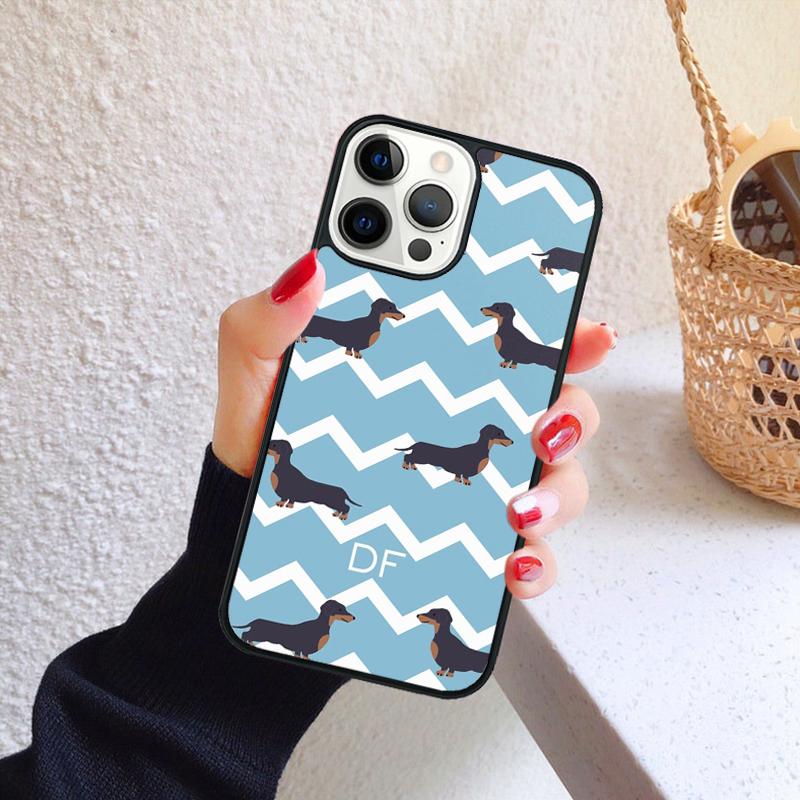 

Dachshund And Flower Phone Case for iPhone 17 Air 16 15 14 12 13 PLUS 11 PRO MAX Back Cover Fundas Shell iPhone 13pro max