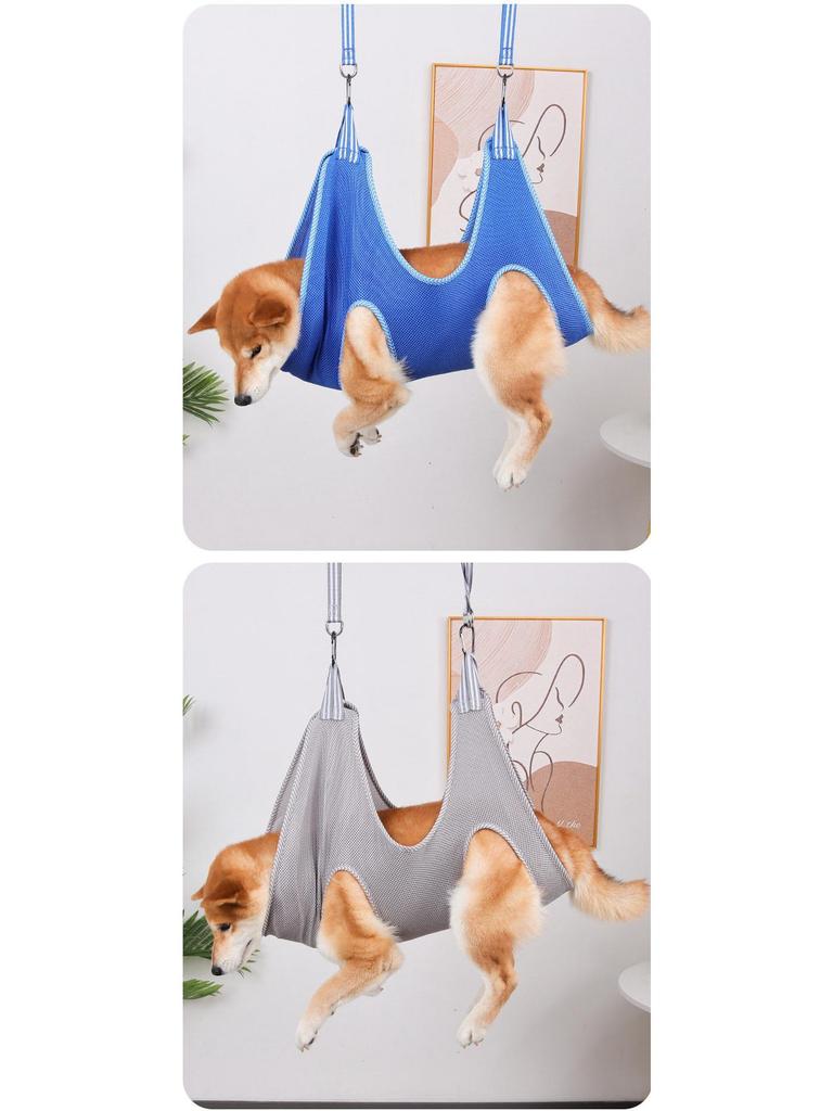 Pet Hammock for Dog Grooming: Anti-Scratch Nail Trimming & Foot Washing Bag