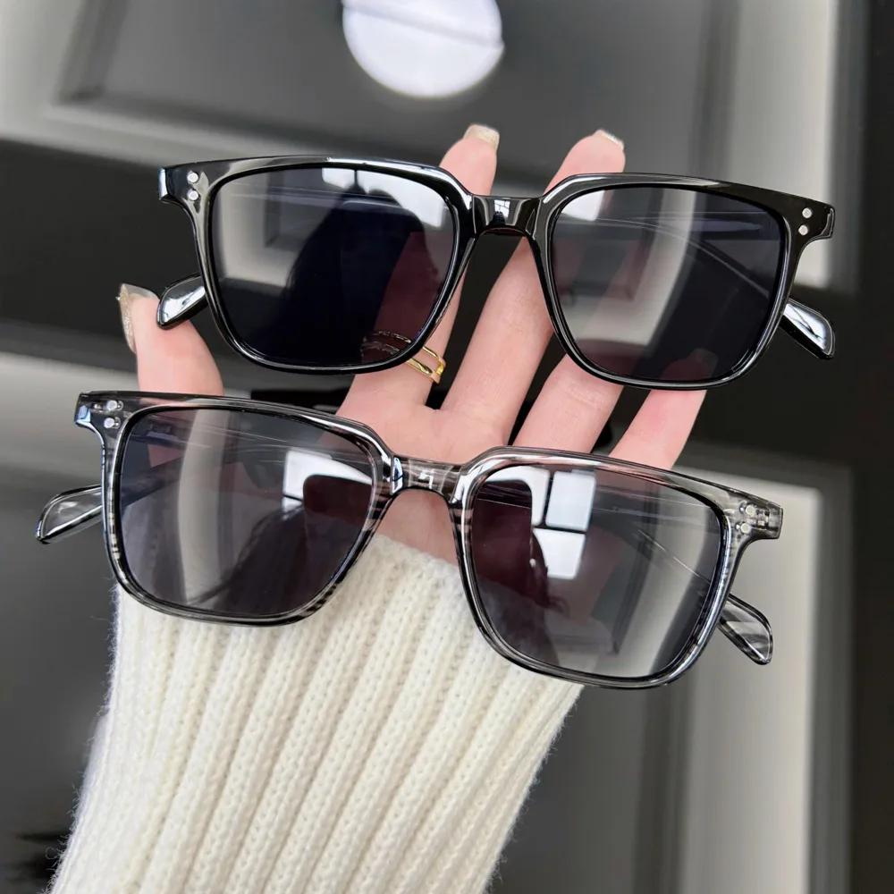 Square Vintage Sunglasses Men Women Brand Designer Retro Driving Sun Glasses Fashion Outdoor Mirror  Masculino