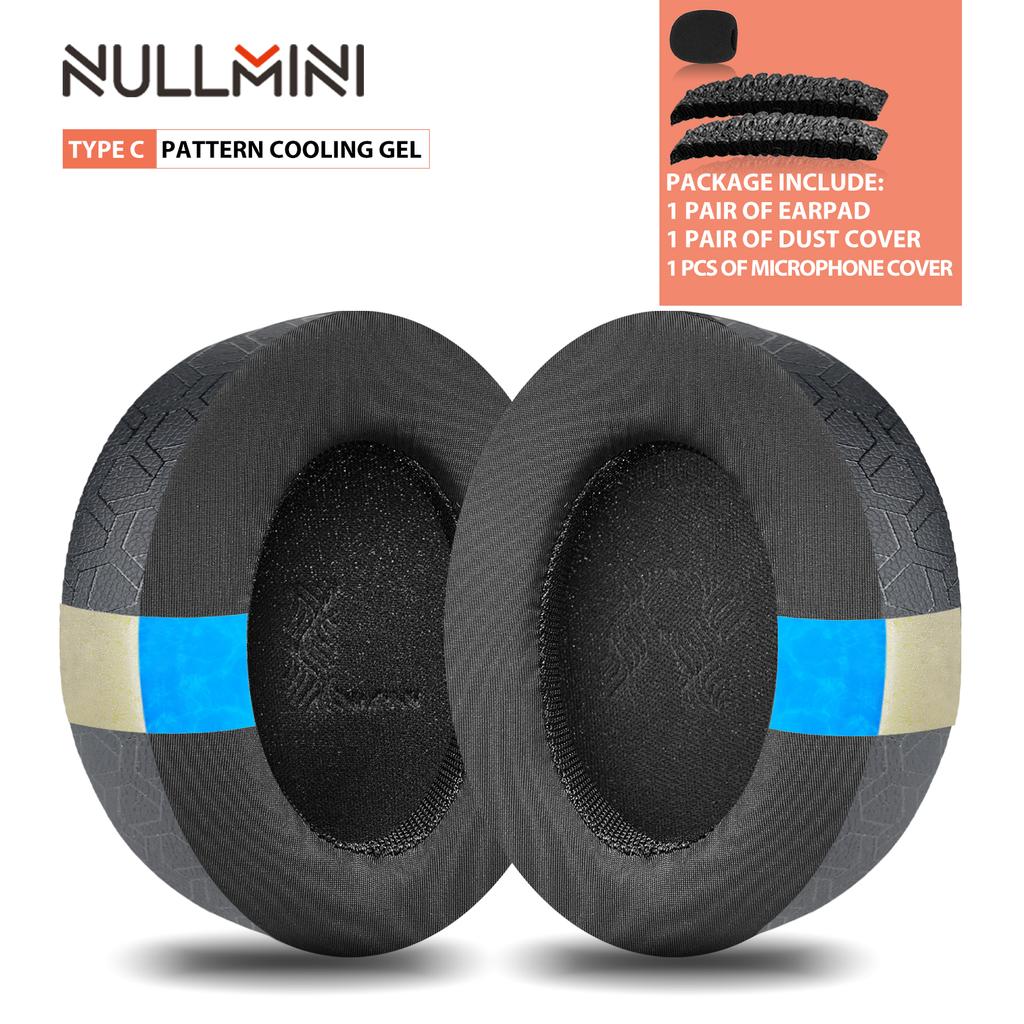 Nullmini Cooling Gel Earpads for AKG N700NC Headphones Replacement Ear Cushion Sleeve Earmuffs Headband