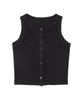 FANCY CLUB Three-Way Button Layered Long Sleeve (Black)_F25Qb079