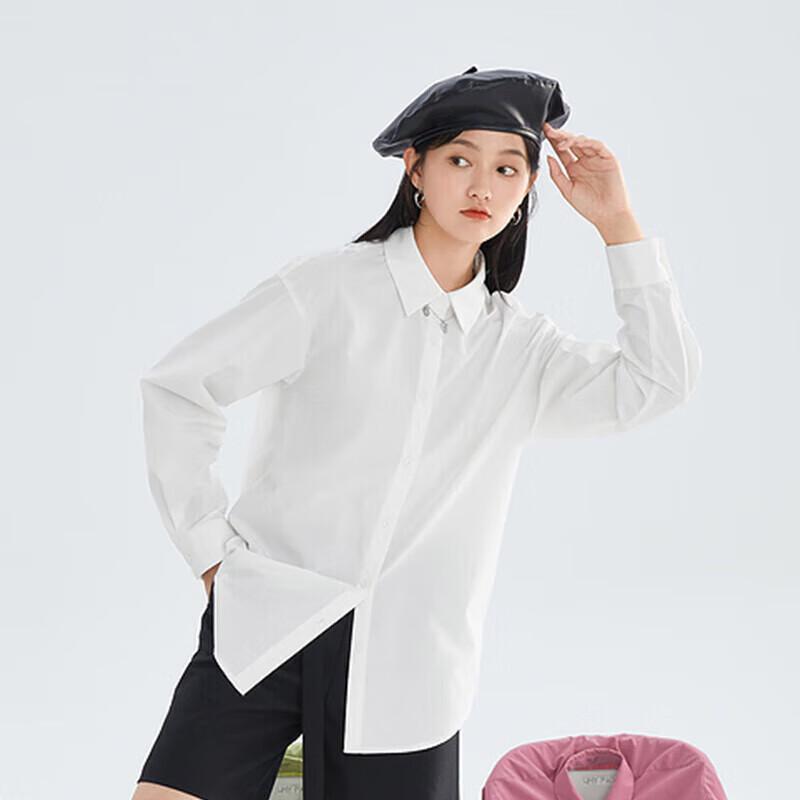 

INMAN Women s Loose Fit Long Sleeve Button-Up Shirt XL