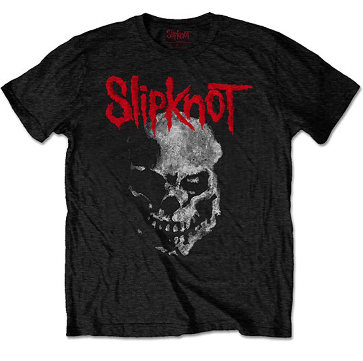 Slipknot Gray Chapter Skull erkend T-shirt voor mannen XXXL