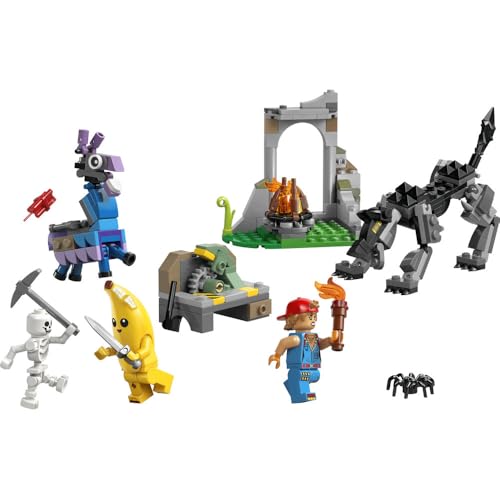 LEGO Fortnite Peely and Sparkplug Campsite Toy - Birthday Present - Building Blocks - Boys, Girls, Children Ages 7, 8, 9 - Elementary School Students
