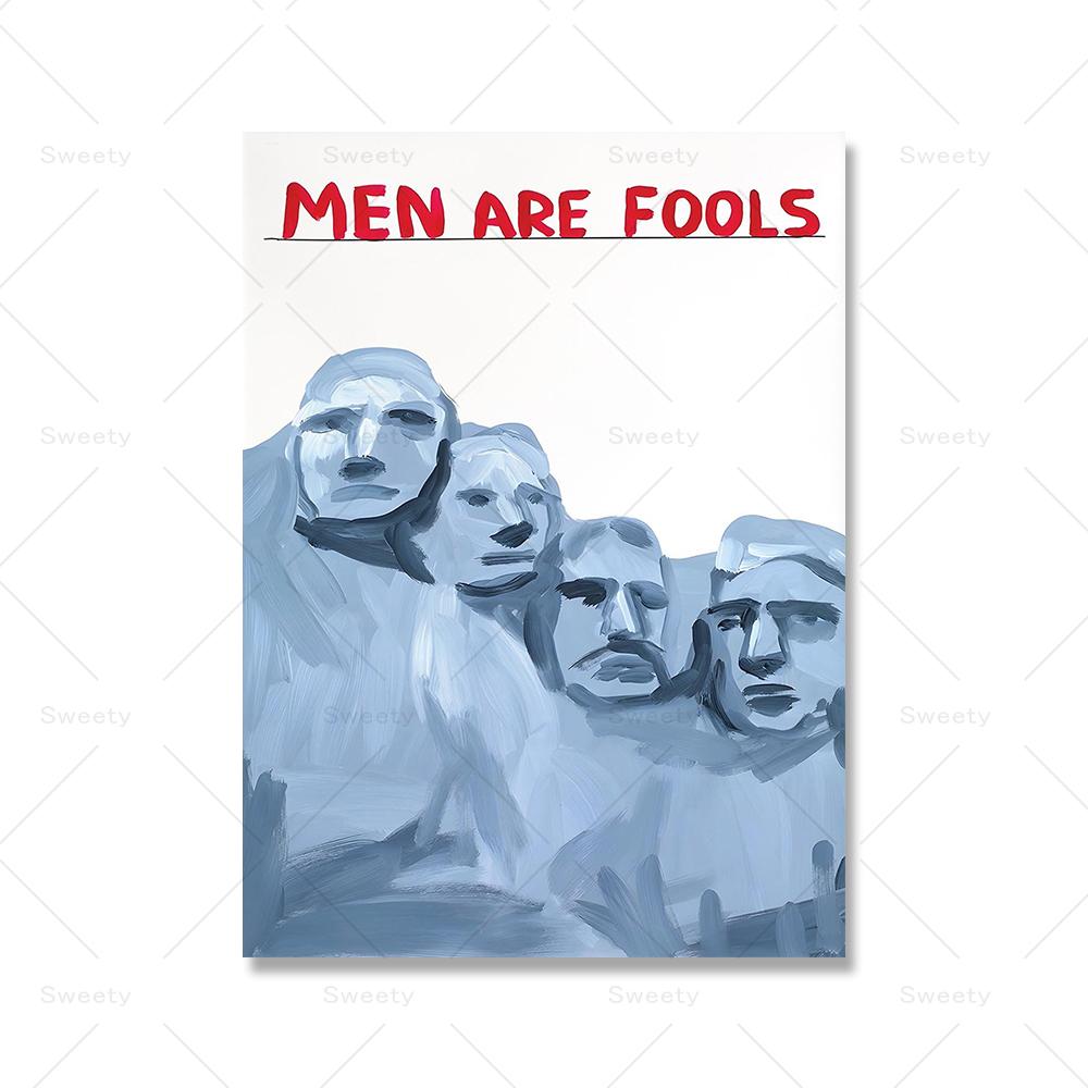 David Shrigley Rose Kytarový umělecký plakát Současný tisk Kuchyň Vtipný citát Obraz na plátně Abstraktní obrázky Domácí nástěnná dekorace