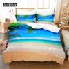 Summer Beach Design Bedding Set Duvet Cover Set 3d Bedding Digital Printing Bed Linen Queen Size Bedding Set Fashion Design