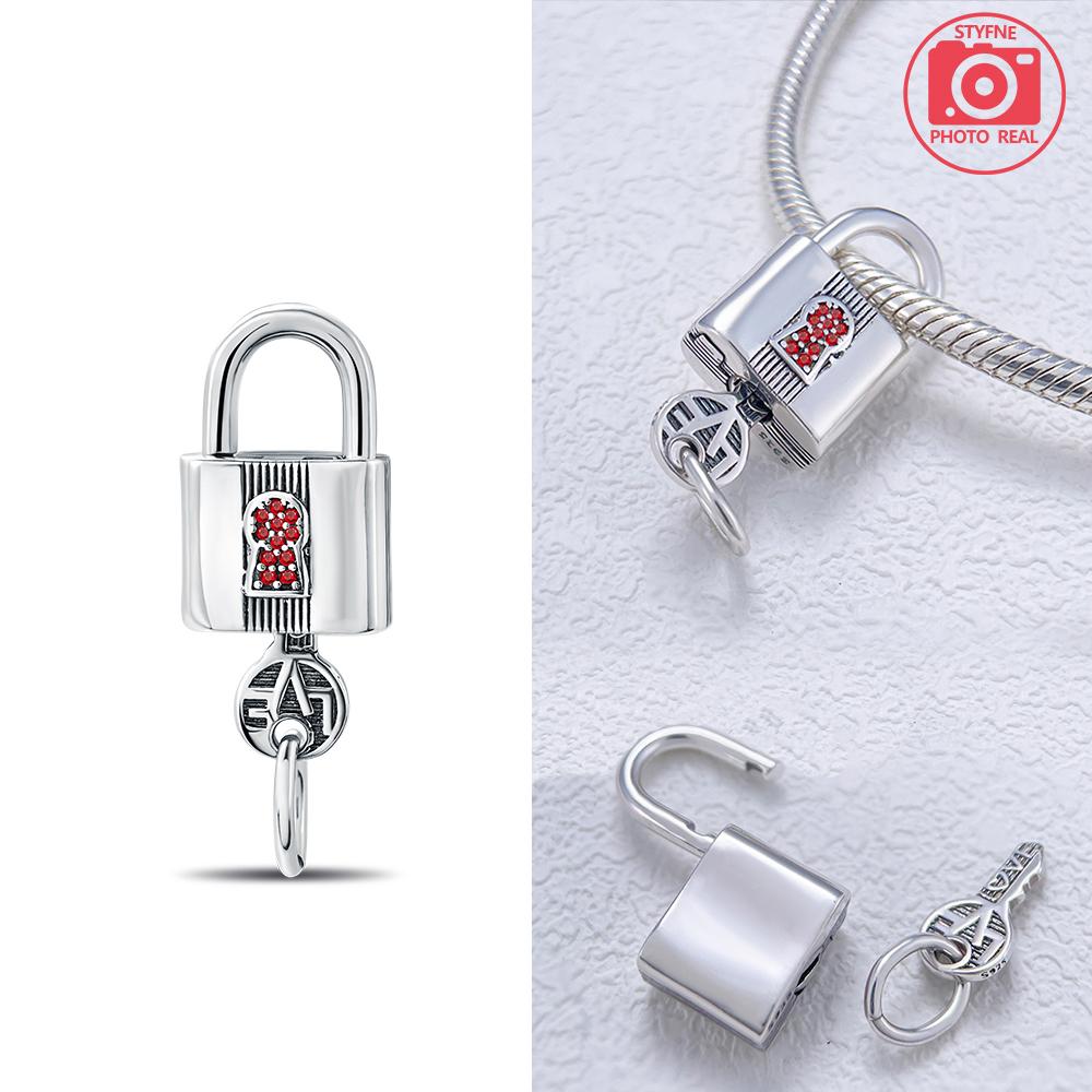 Love Lock Pendant Copper Colors For Charms Copper Colors Original Bracelet For Jewelry Making