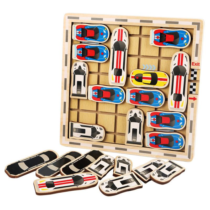 Car Children Wooden Toys Maze Game Early Education Focus Parent Engagement Gift