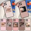 Pink Aesthetic Cute Cat Animal For Samsung Galaxy M15 M35 M21 M16 M06 M33 M13 M53 M11 M31 M55 M14 M34 M54 M12 M32 M52 Case