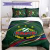 Rapid Wien FC Printed 3PCS Bedding Set Breathable Duvet Cover with Pillowcases Decorative Bed Linen for Bedroom Home