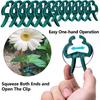 100pcs Plant Fixed Clips Reusable Garden Greenhouse Bracket Garden Plants Vine Climbing Clamp Flower Tomato Support Fastener