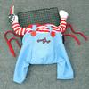 3D Killer Doll Dog Costume - Halloween & Christmas Prank Outfit for Pets