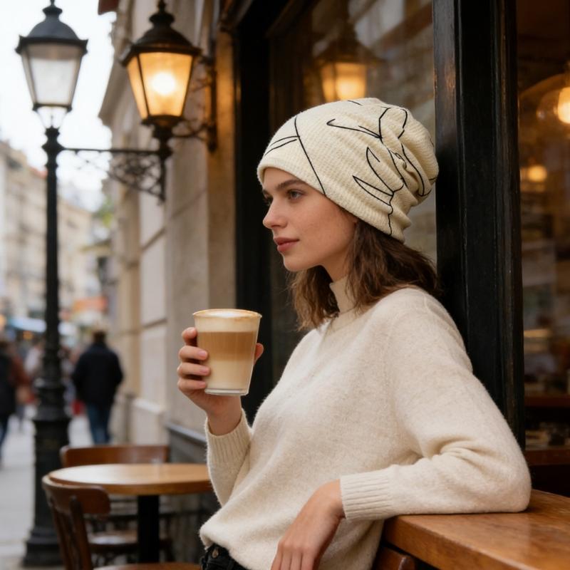 Women Fashion Skull Hat with Sun Protection and Warm Comfortable Turban Hat for Outdoor Activity and Travel Essential