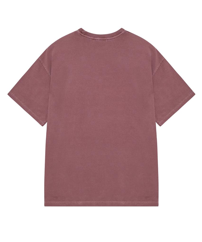 Sseleupe Cast Dream No Warris Pigment Short Sleeve T-Shirt Coral Pink