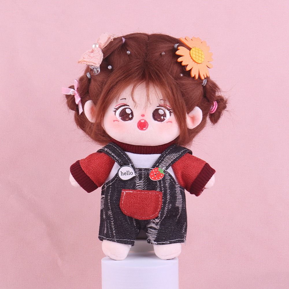 Clothes Cotton Doll Lolita Clothes 20cm Plush Doll Clothes 20 Cm Doll Jk Uniform Clothes  Kids