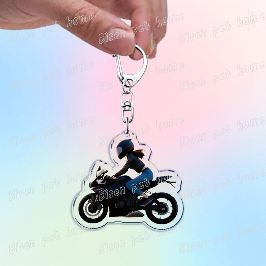 Fashion Motorcycle Helmet Keychain Accessories Bag Charms Motorcyclist Knight Car Keychains Keyrings Jewelry Fans Gift