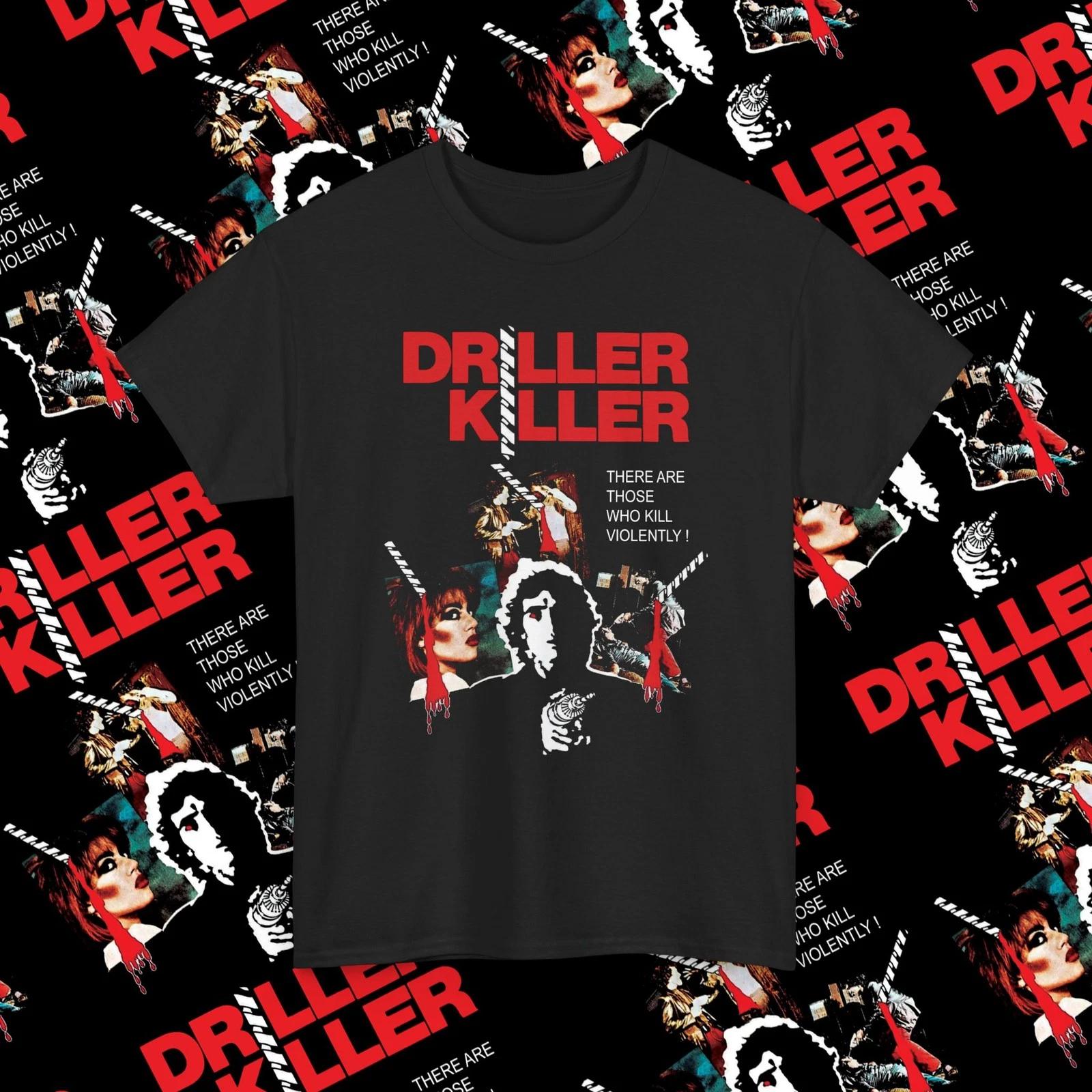 Driller Killer Horror Movie T-Shirt, Cult Horror Movie Shirt 4XL