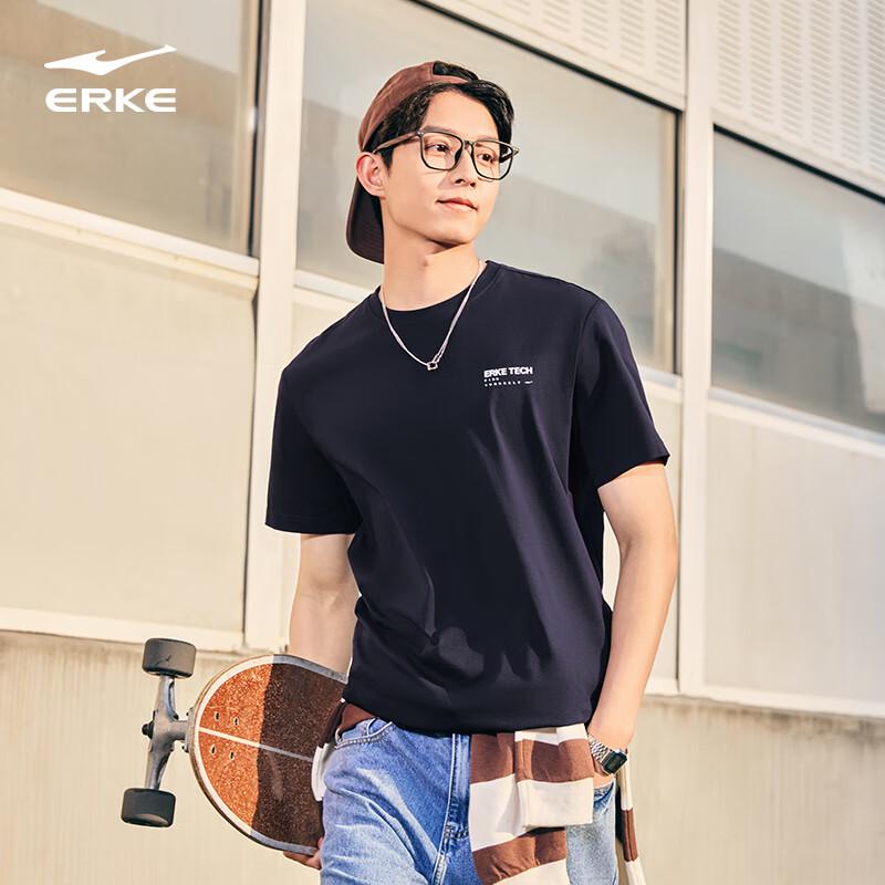Erke Men s Summer Cotton Short-Sleeve T-Shirt XL