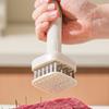 Stainless Steel Meat Tenderizer Hammer Automatic Rebound Meat Tenderizer Tool for Kitchen Family Restaurant Bakery Marinade Absorption Enhancer
