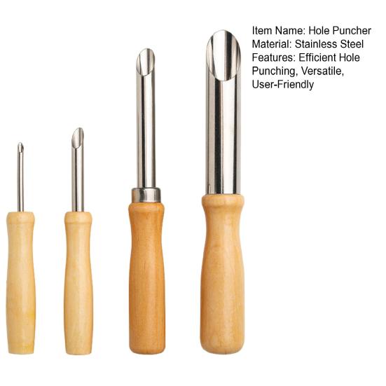 4Pcs Straw Puncher Lemonade Cup Lid Hole Puncher for Straw Stainless Steel Straw Hole Puncher Cup Lid Puncture Tool