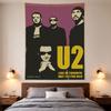 U2 Live in Toronto Retro Concert Poster Purple Band Silhouette Art