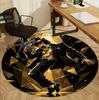 Michael Jackson Pattern Round Rug, Indoor/Outdoor Mat, for Picnic, Gameroom, Bedroom, Office, Living Room, Home Decor Carpet, Birthday Gift