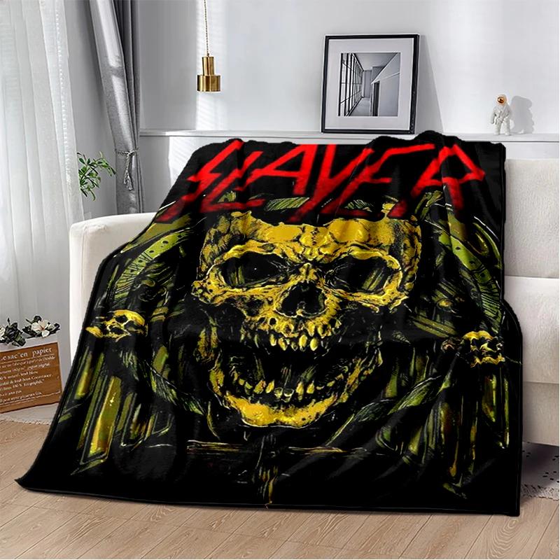 29 Style Slayer Heavy Metal Rcck Band Sign Blanket,Soft Throw Blanket for Home Bedroom Bed Sofa Travel Cover Kid Gift