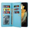 Zipper Wallet Shell for Samsung Galaxy Z Fold5 5G Leather Stand Case Laser Carving Glittery Phone Cover with Strap