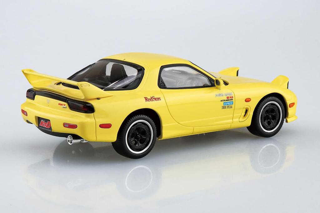 Aoshima Bunka Kyozai Rakupura Snap Kit Initial D FD Scale Plastic Model Kit Co., Ltd. (AOSHIMA) No. CM-2 Keisuke's 1/32 Pre-colored