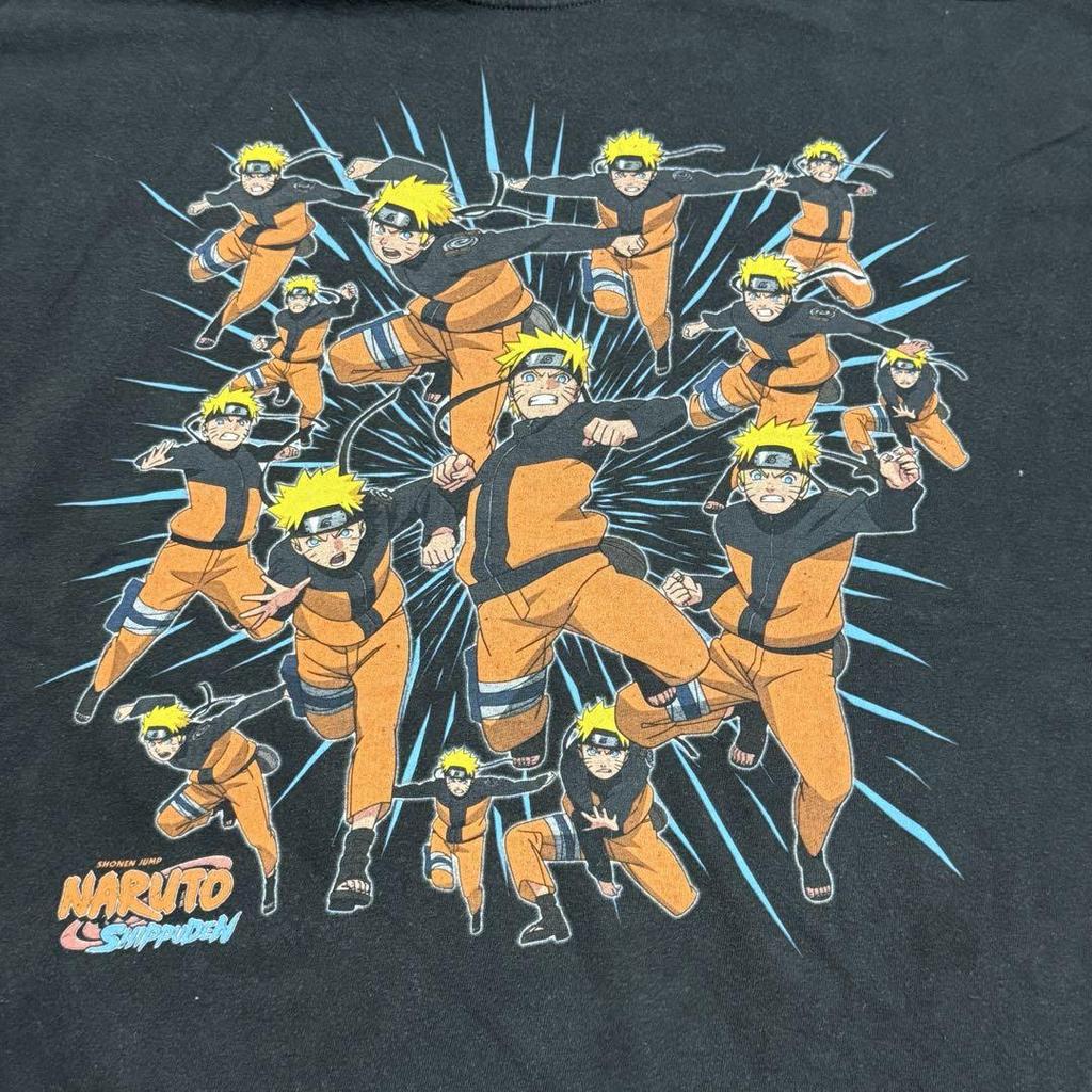[USED] 00s Naruto T-shirt NARUTO XL Anime Manga