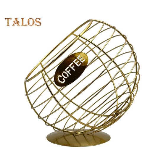 Coffee Pods Holder Storage Basket Durable Construction Large Capacity Coffee Pods Basket Multifunctional Organizer