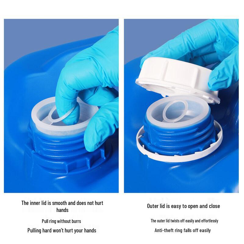 DM Čtvercový stohovatelný plastový sud potravinářské kvality