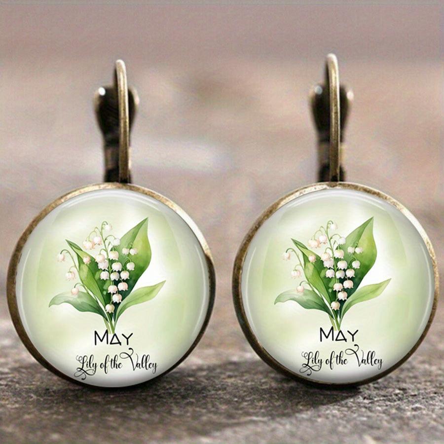 

Модные серьги Y2K Vintage Marigold Time Gem Flower Ear Buckle