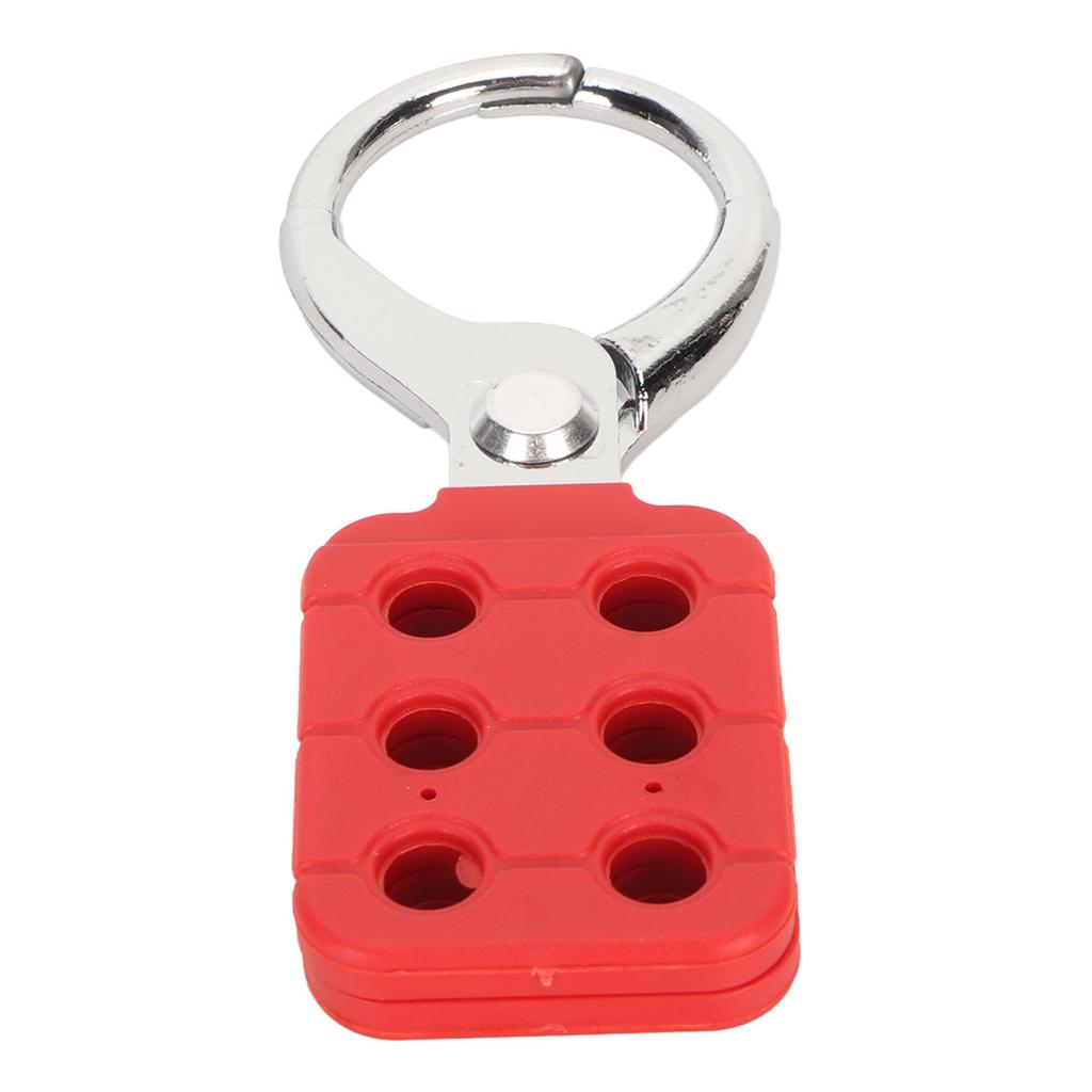 Lock Out Hasp 6 Holes Aluminum Alloy Industrial Security Lock Padlock Spark Resistant Tag Out Hasp