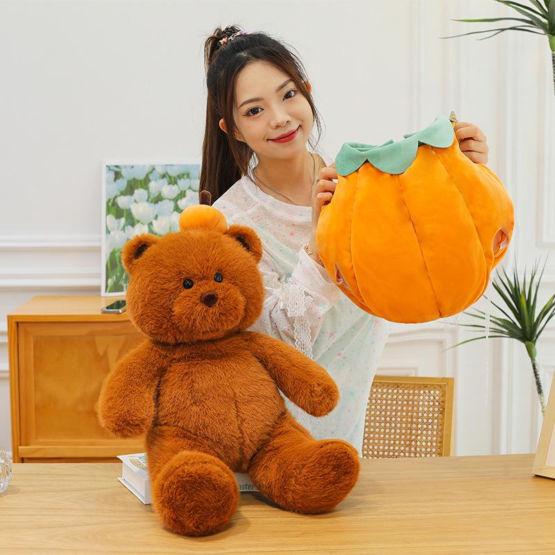 New Cute Coconut Baby Elephant Fruit Transformed Into Doll Plush Baby Bear Comforting Toy Sitting Doll