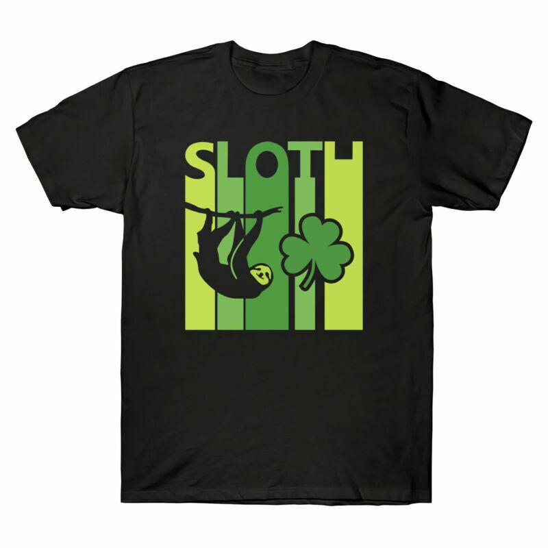 Gift Tshirt Unisexs Short Sleeve St Lucky Patrick Sloth S Tshirt Irish Day Funny S